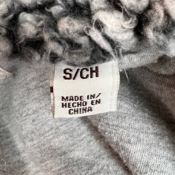 WEATHERPROOF Vintage Gray Frosty Tipped Sherpa Pullover Sweater Fleece - Sz Sml - Picture 6 of 8